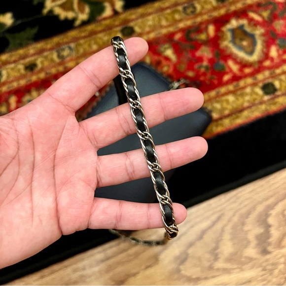 Vintage Dooney & Bourke Black and Brown Leather Crossbody Planner Organizer - Picture 6 of 7